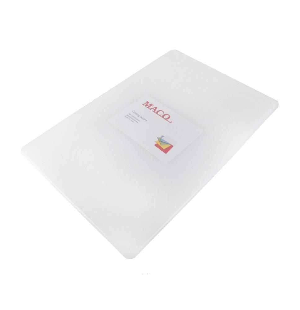 Доска разделочная белая пластиковая