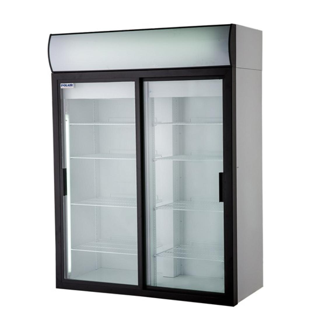 Холодильный шкаф DM114Sd-S с раздвижными дверьми  – купе